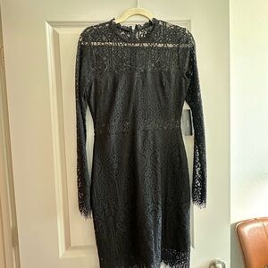 LULU’s black lace dress size S
